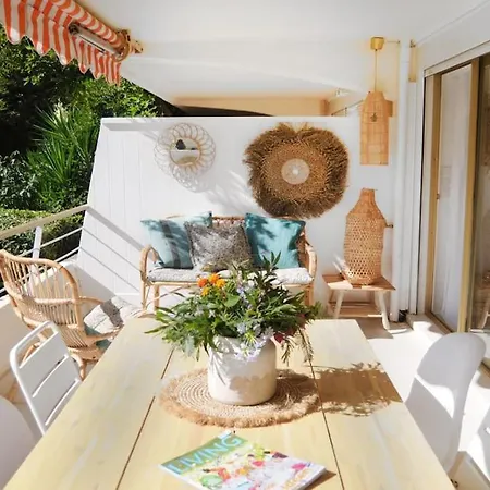 Tropez Hip T4 Centre Piscine Parking 100 M סן טרופז