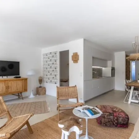 Tropez Hip T4 Centre Piscine Parking 100 M סן טרופז